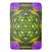 PURPLE AND GREEN ABSTRACT DRAWING. SAMER BRASIL. 4 BADMAT (Voorkant Verticaal)