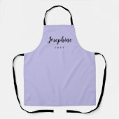 Purple and pink Personalized Little Chef Schort (Voorkant)