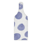Purple And White Dots Circle Pattern Snijplank (Voorkant)