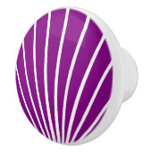 Purple Art Deco Design Keramische Knop (Rechts)
