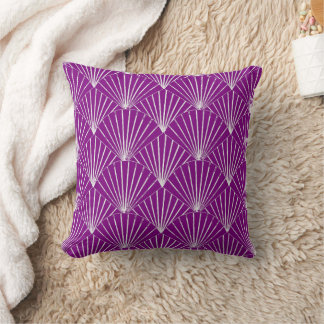 Purple Art Deco Design Kussen
