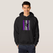 Purple Artistic Rhythmic Gymnastics Coach Teacher Hoodie (Voorkant volledig)