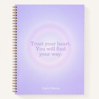 Purple Aura Message Notebook Notitieboek