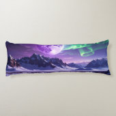 Purple Aurora Nightscape Body Pillow Lichaamskussen (Achterkant)