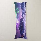 Purple Aurora Nightscape Body Pillow Lichaamskussen (Voorkant Verticaal)