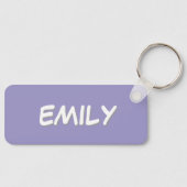 Purple Backpack Tag Sleutelhanger (Voorkant)