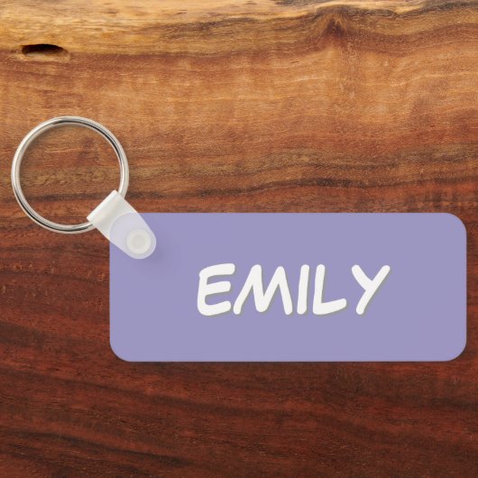 Purple Backpack Tag Sleutelhanger (Achterkant)