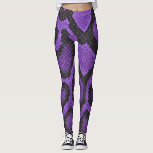 Purple Ball Python Leggings style 2 (Voorkant)