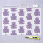 Purple bear tissuepapier (Craft)