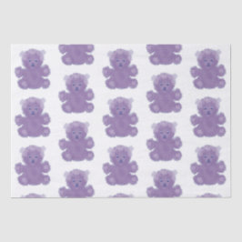 Purple bear tissuepapier