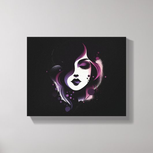 Purple Beauty Canvas Afdruk (Voorkant)