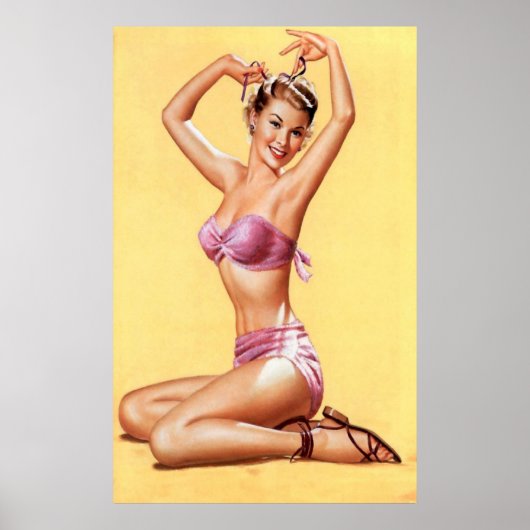 Purple Bikini Poster (Voorkant)
