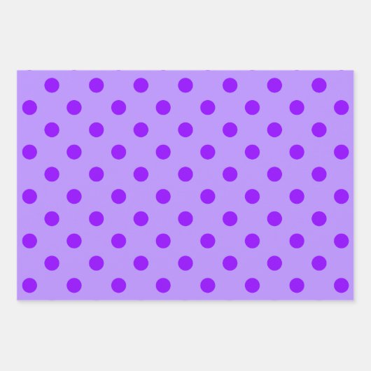 Purple & Black Black Inpakpapier Vel (Voorkant)