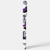 Purple Black Camouflage Personalized Case-Mate iPhone Case (Achterkant / Rechts)