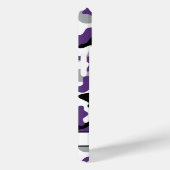 Purple Black Camouflage Personalized Case-Mate iPhone Case (Achterkant / Rechts)