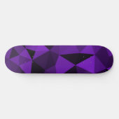 Purple black geometric mesh pattern persoonlijk skateboard (Horizontaal)