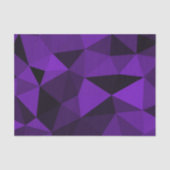 Purple black geometric mesh pattern tissuepapier (Voorkant)
