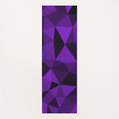 Purple black geometric mesh pattern yogamat (Voorkant)