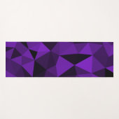 Purple black geometric mesh pattern yogamat (Voorkant (horizontaal))