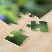 Purple Bloom of Memory | Allium Flower Botanical  Legpuzzel (Zijkant)