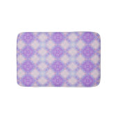 Purple Blue Blush Abstract Bohemian Kaleidoscope Badmat (Voorkant)