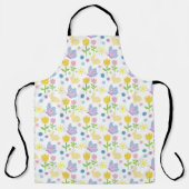 PURPLE & BLUE BUTTERFLIES & YELLOW FLOWERS SCHORT (Voorkant)