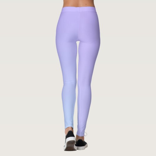 Purple Blue Gradient  Leggings (Achterkant)