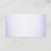 Purple Blue Pink Floral Glitter Wedding Detail Informatiekaartje (Achterkant)