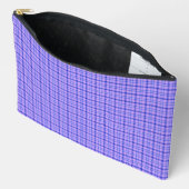 Purple Blue Plaid Classic Pattern Bright Etui (Open)