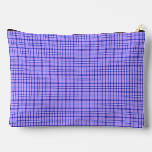 Purple Blue Plaid Classic Pattern Bright Etui (Achterkant)