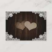 Purple Blue Wedding Hotel Accommodation Card Informatiekaartje (Achterkant)