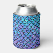 Purple & Blues Zeemeerminschaal Blikjeskoeler (Blikje Voorkant)