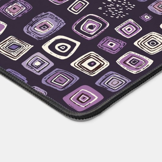 Purple Boho Monogram Name  Bureaumat (Hoek)