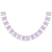 Purple Bow Coquette Birthday  Vlaggetjes (Alle)