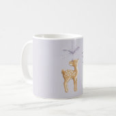 Purple Bow Deer Koffiemok (Voorkant links)