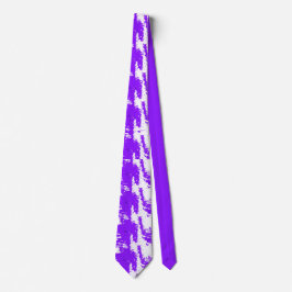 Purple Brushstroke Neck Tie for Artistic Impact Stropdas