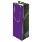 Purple & Burgandy Wijn Cadeautas (Voorkant Gekanteld)