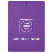 Purple Business Logo Pro clipboard Klembord (Achterkant)