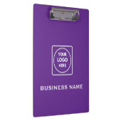 Purple Business Logo Pro clipboard Klembord (Rechts)