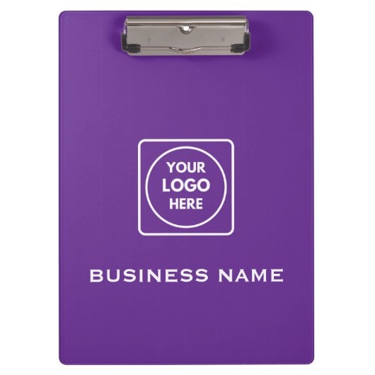 Purple Business Logo Pro clipboard Klembord (Voorkant)
