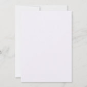 Purple Butterflies & Bows Baby Shower Kaart (Achterkant)