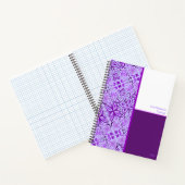 Purple Butterflies Custom Notebook  Notitieboek (Binnen)