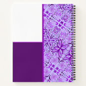 Purple Butterflies Custom Notebook  Notitieboek (Achterkant)