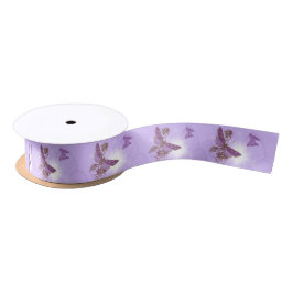 Purple Butterfly Birthday Satijnen Lint