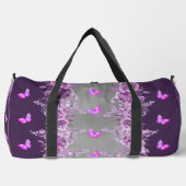 Purple Butterfly Duffel Bag Plunjezak (Voorkant)