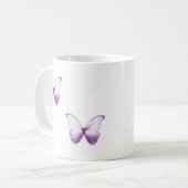 Purple Butterfly Mug Koffiemok (Voorkant links)