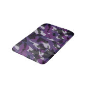 Purple Camo Abstract Badmat (Gekanteld)