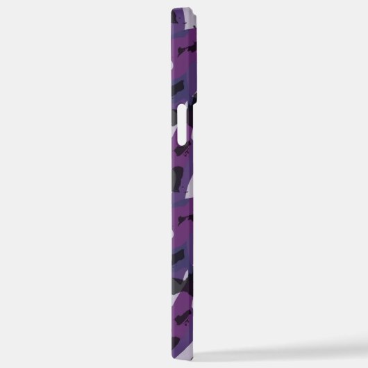 Purple Camo Abstract iPhone Hoesje (Rechterkant)