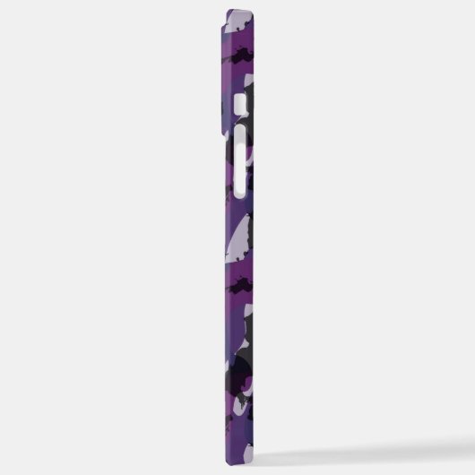 Purple Camo Abstract iPhone Hoesje (Linkerkant)