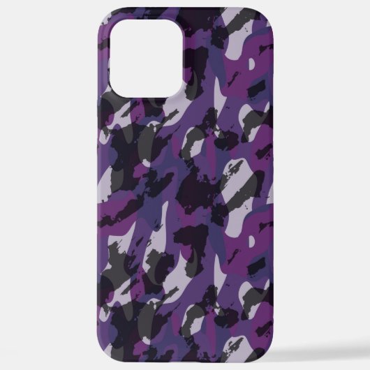 Purple Camo Abstract iPhone Hoesje (Achterkant)